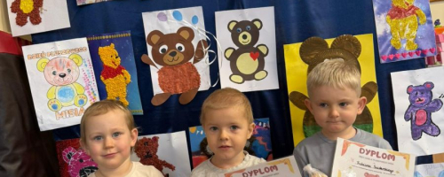 Przedszkolny konkurs plastyczny z okazji Międzynarodowego Dnia Pluszowego Misia