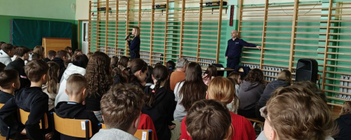 Niewłaściwe zachowania w sieci -spotkanie profilaktyczne 