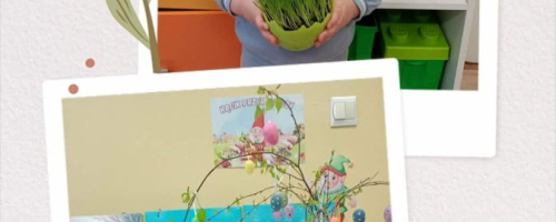 Przygotowania do Wielkanocy w grupie Krasnali