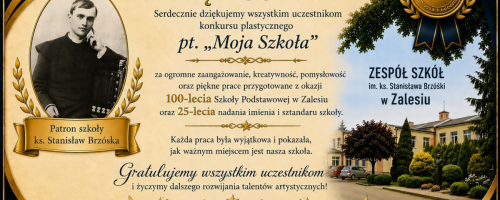 Konkurs plastyczny „Moja Szkoła”