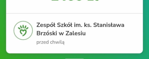 Dzieci z Zalesia - dzieciom z Cegłowa